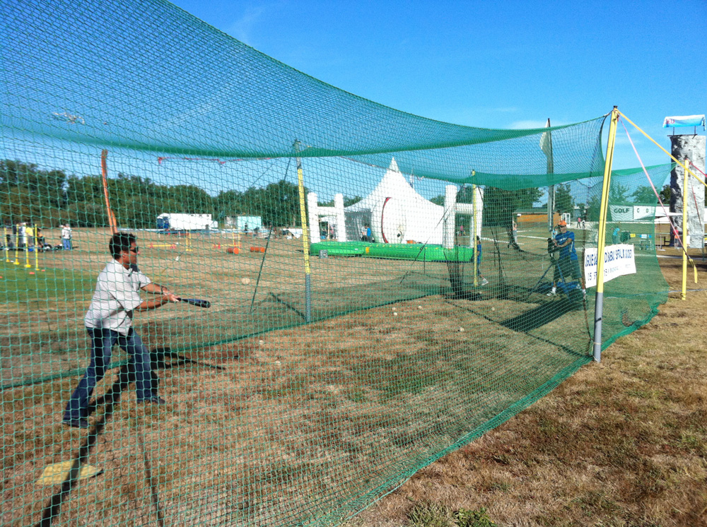 Le tunnel de frappe de la Ligue va permettre à des milliers de personnes de découvrir le baseball cet été en Gironde !