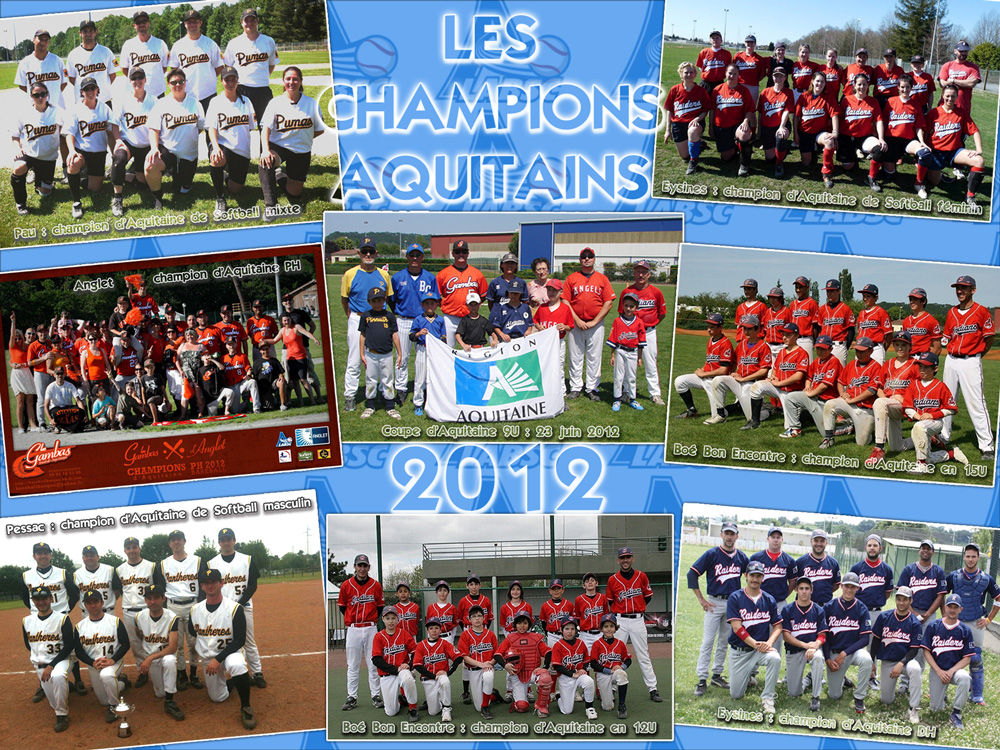 Champions aquitains 2012